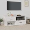 Day and Night - Day and Night White Plywood TV Cabinet 100x35x40 Cm
