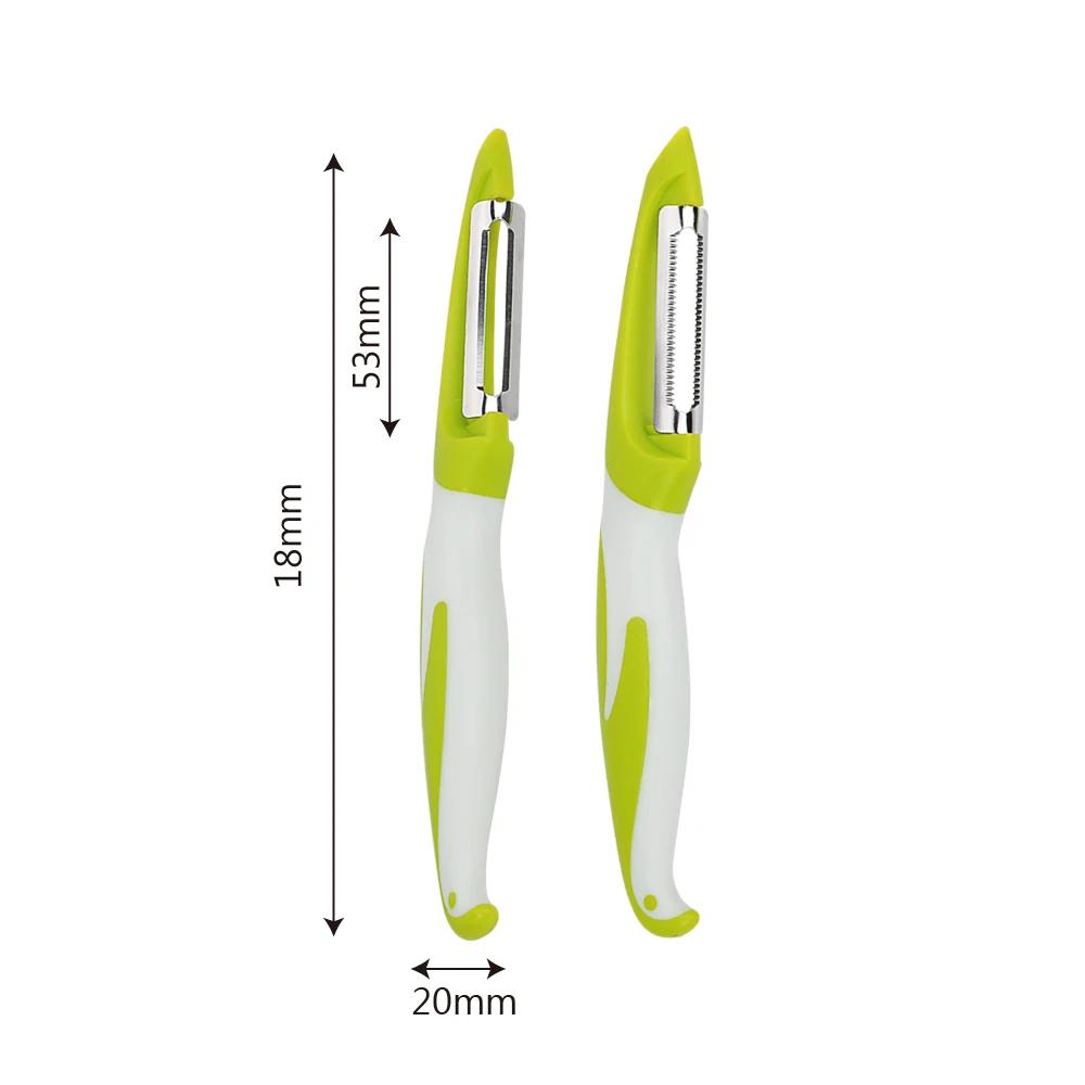 Vegetable Slicer Stainless Steel Peeler Knife Cutter Carrot Potato Fruit Shred Grater Multi-Functional Peeling Kitchen Gadgets