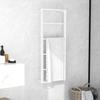 vidaXL Towel Holder White 45 X 10 X 115 Cm Steel