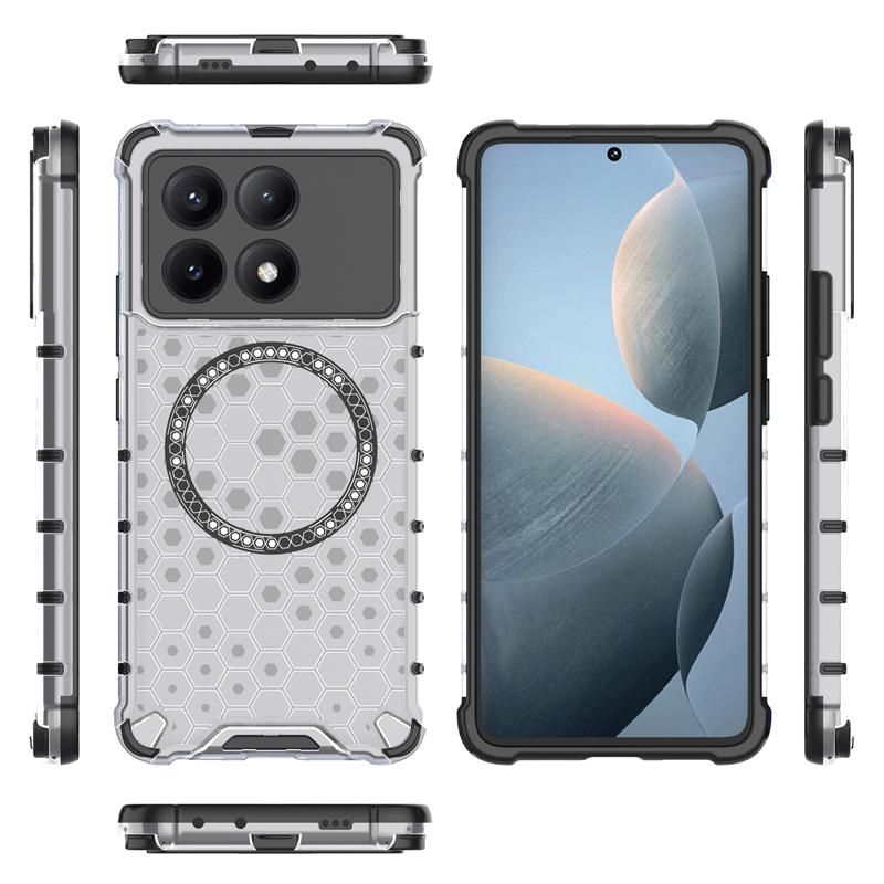 For Poco X6 Pro 5G Case Silicone Shockproof Armor Phone Case For Pocox6pro Poko Little X6pro X 6 Pro 6X Transparent Back Cover