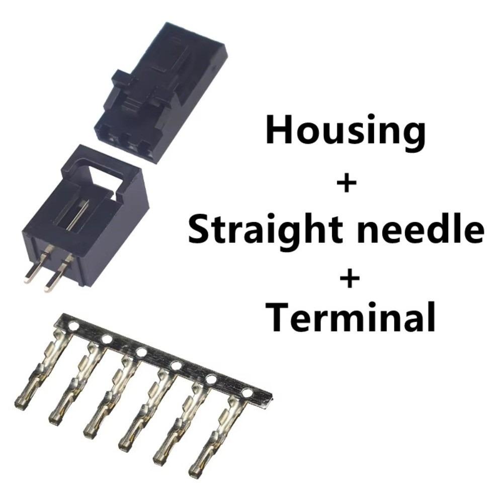 5Sets Straight Pin Pin Header Housing With Buckle Crimp Terminal New Dupont Connector Kit PCB