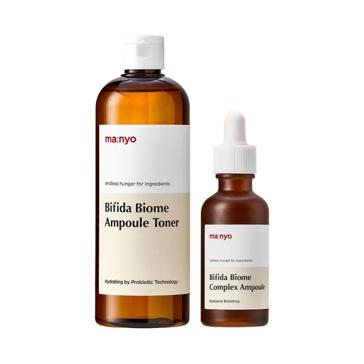 ma:nyo Bifida Biome Ampoule 400ml & Toner 50ml 2-Piece Skincare Set