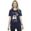 Star Wars Womens/Ladies R2D2 Greatest Mum Cotton Boyfriend T-Shirt