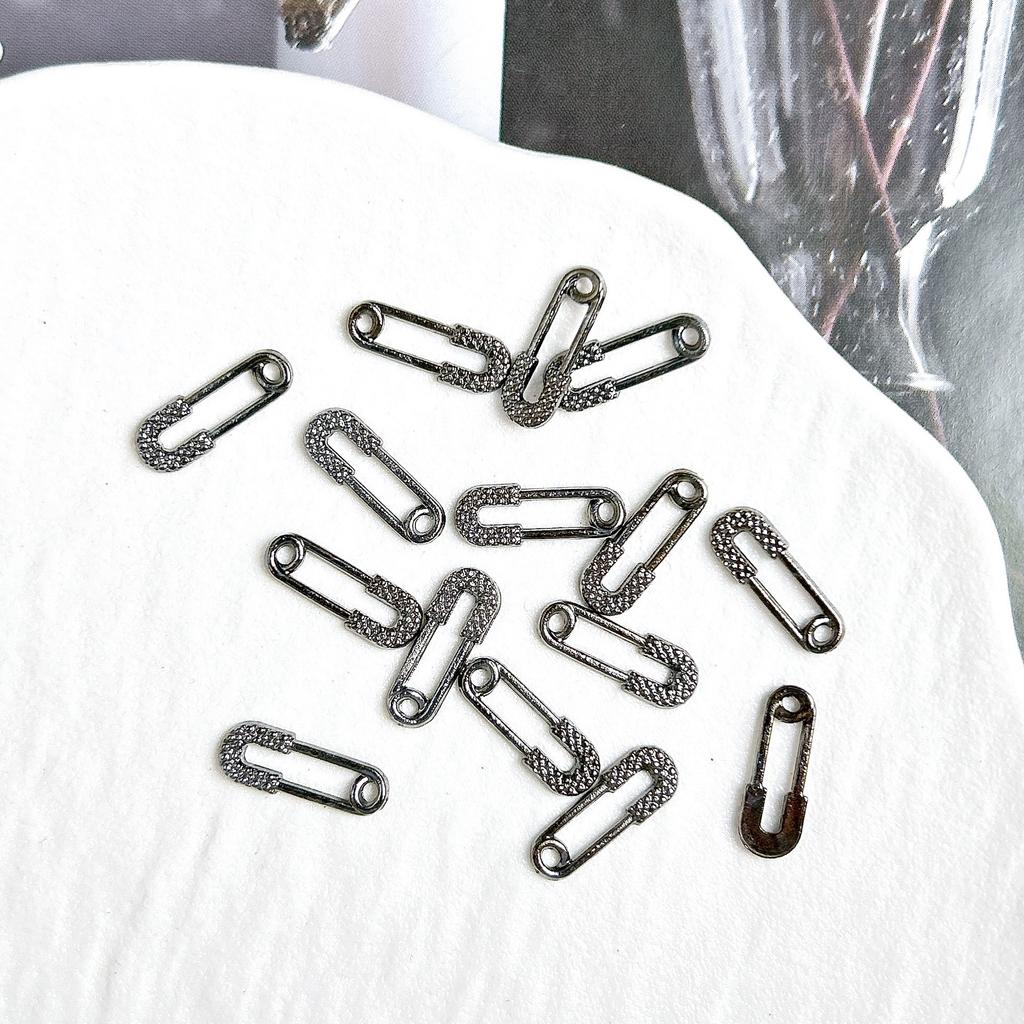 Legierung Gebogener Stab Augenbrauenstecker Außengewinde Doppelseitig Vergoldet Spitzkegel Punk Style Nagelkunst Zubehör DIY Nagel Süß Cool Dekoration DIY