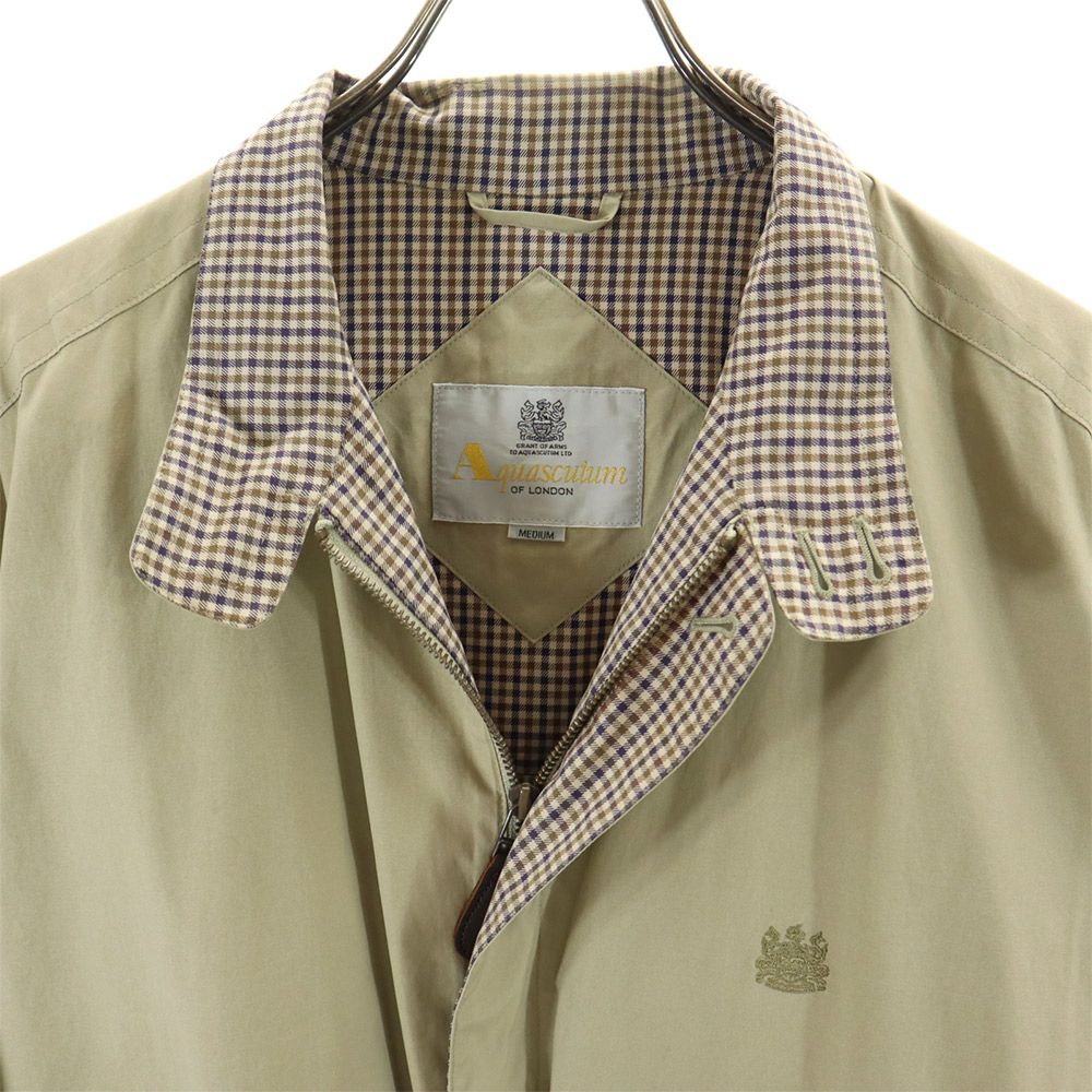 Aquascutum 90s Made In Japan Old Swing Top M Beige Men's Used