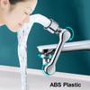 New Universal Rotation Extender Faucet Aerator Plastic Splash Filter Kitchen Tap Washbasin Faucets Bubbler Nozzle Robotic Arm
