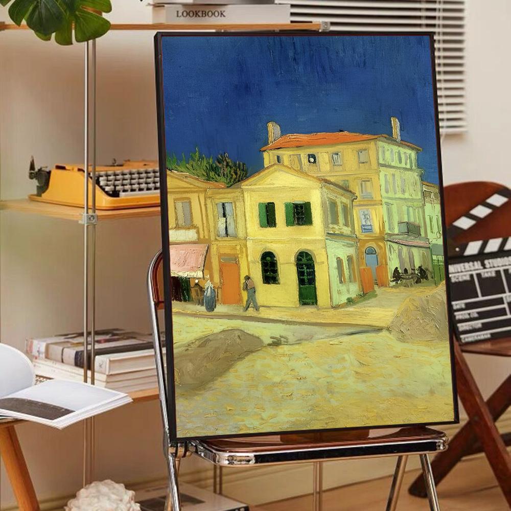 Art Painting Van Gogh Poster Self-adhesive Art Poster Whitepaper Prints Posters Artwork Aesthetic Art Wall Painting