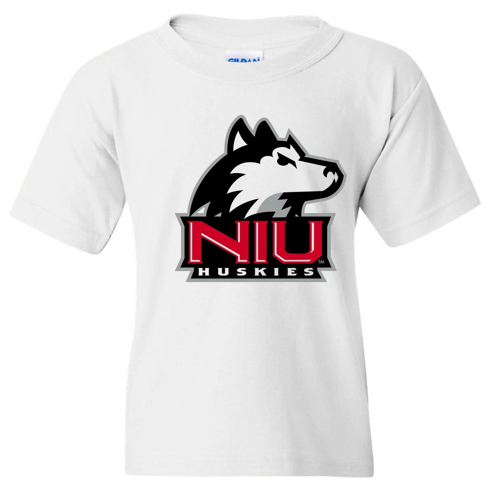 Northern Illinois Huskies Primary Logo Youth T-Shirt - White S