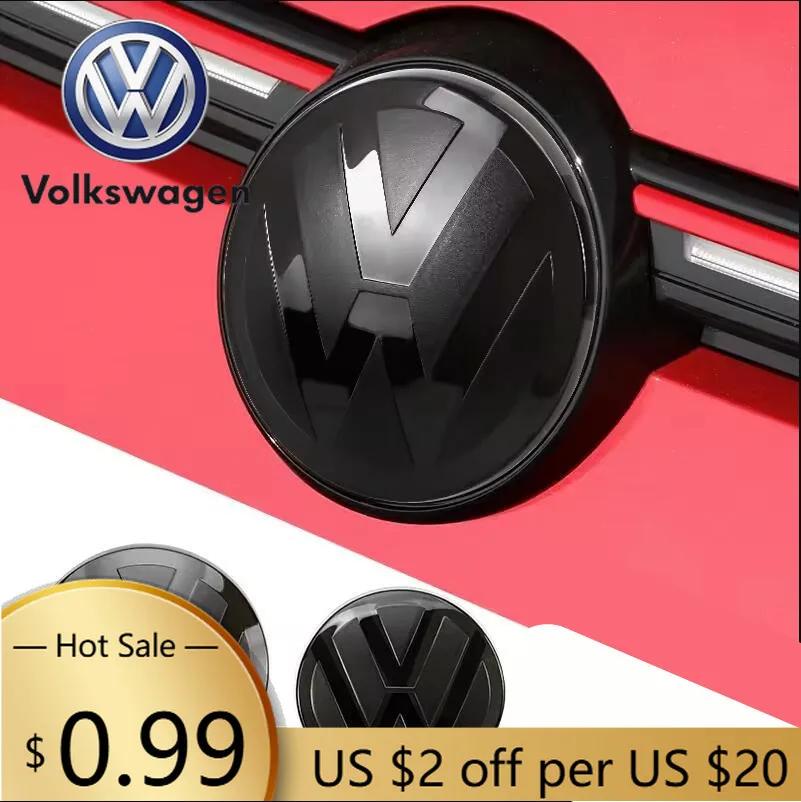 EPYFH1 For VW Volkswagen Jetta MK5 Golf Not Affect ACC Car Front Grill Cover OR Rear Trunk Emblem Lid For VW Golf 6/7/7.5/8/Passat /Pol