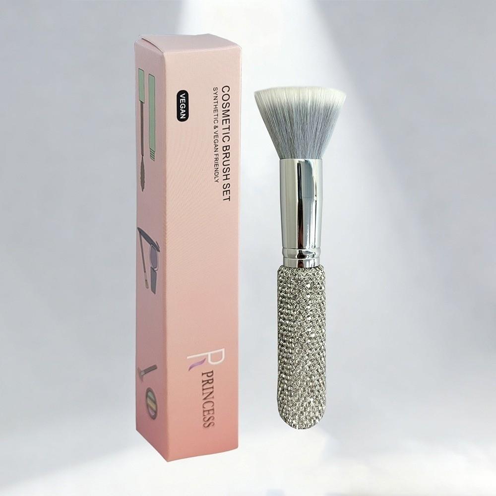 Diamond Embedded Blush Brush Soft Bristles Multi-Functional Brush  Various Makeup Looks