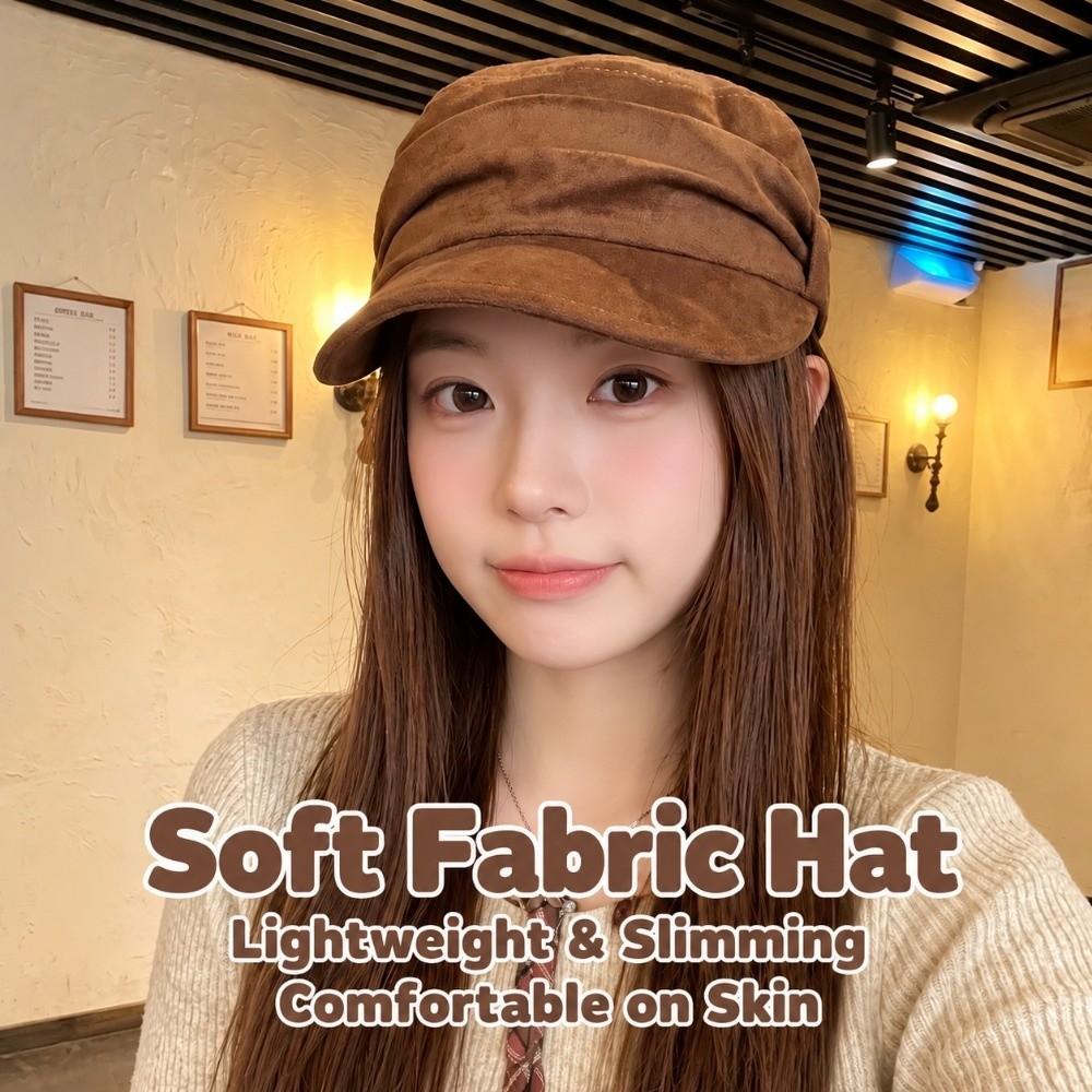 Warm Ruched Equestrian Hat Wind Resistant Vintage Literary Hat Literary Artistic Styling