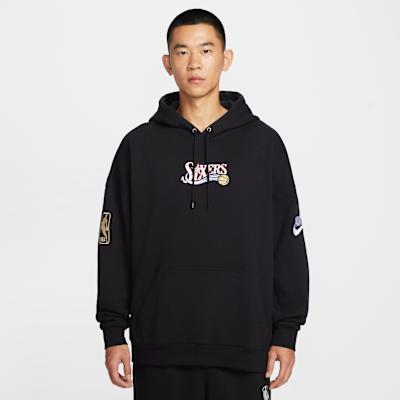 Nike NBA Sweatshirts Men s Black Hooded Moderate S