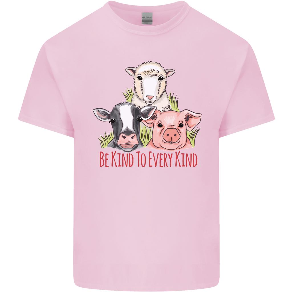 Vegan Kind To Ever Kind Vegetarian Unisexs Light Cotton TShirt