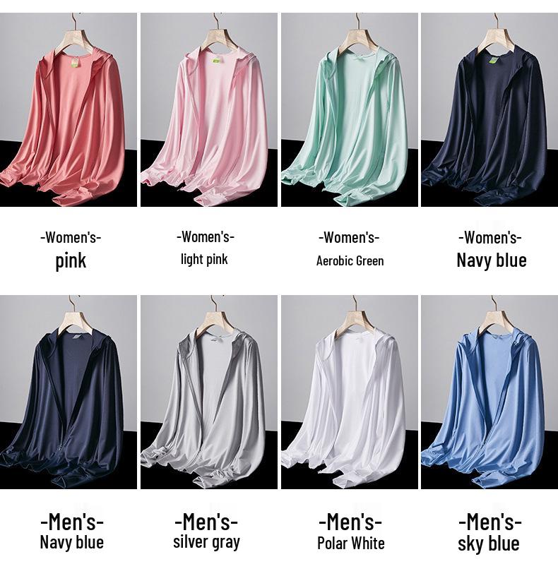 Unisex Sommer Kapuzen-UV-Schutz Strickjacke