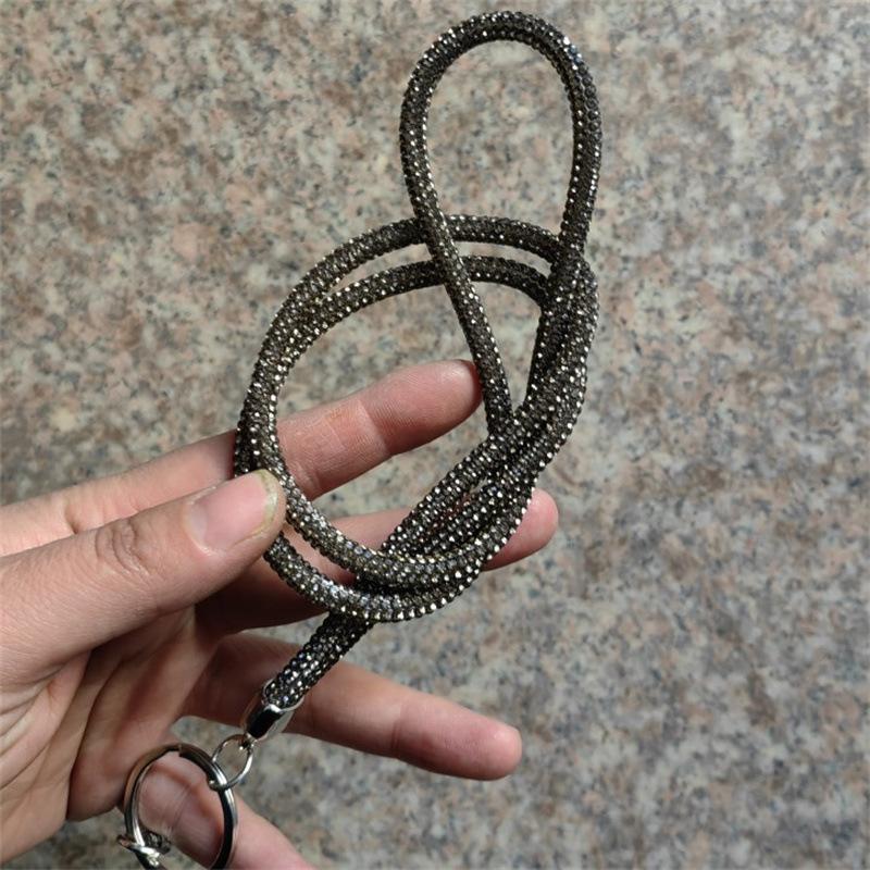 

New Neck Lanyard Fashion Keychain Lanyard for ID Card Holder Keys Keychain ID Card Badge Holder Accessory Gift сірий колір
