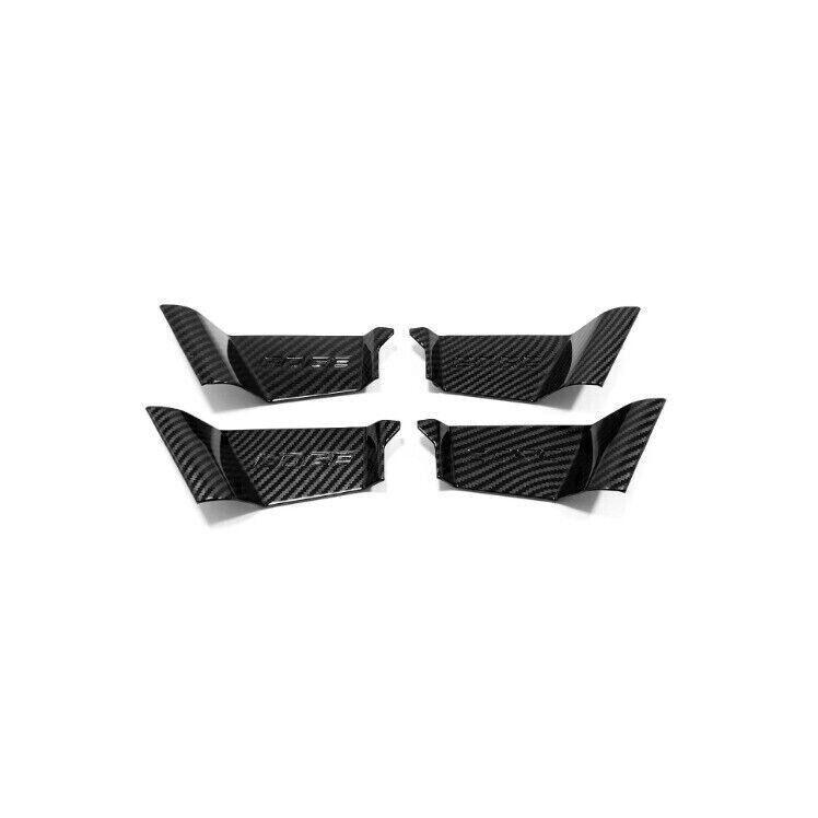 For FORD EDGE 2015-2022 Carbon Fiber Inner Car Door Handle Bowl Cover Trim