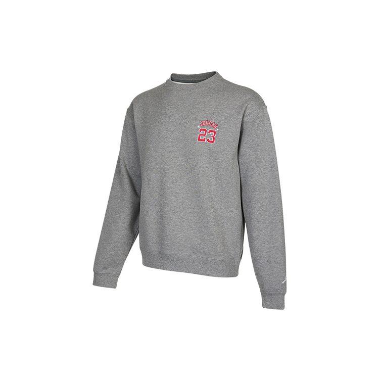 Jordan Sweatshirts Men's Gray Crew Neck Moderate Regular DR6421-091