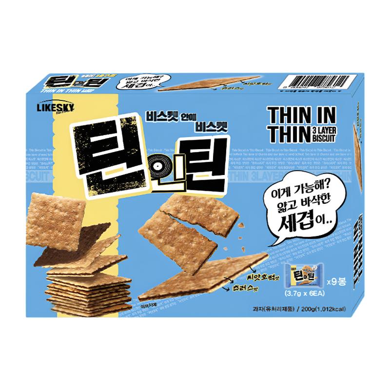 THIN IN THIN Biscuit (200g / (3.7g x 6EA) x 9 packs)