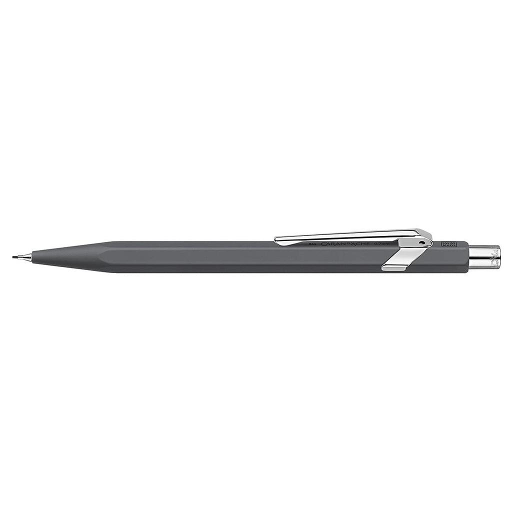CARAN Mechanical Pencil 849 Classic Line Anthracite Grey Imported D'ACHE 0844-495 0.7mm (Genuine Product)