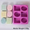 Square Handmade Soap Silicone Mold New DIY Oval Leaves Shaped Soap Making Supplies Handmade Chocolate Cake Decor Baking Tools