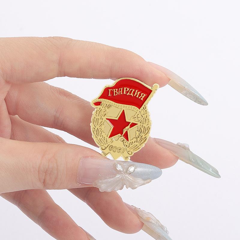 EAT THE RICH Enamel Pins Custom Group Logo Brooches Lapel Badges Clothes Russian Jewelry Gift for Kids Friends