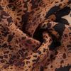 Vintage Long Shawl Silk Scarf Leopard Print Chiffon Shawl Scarf Fashion Chiffon Scarf  Women