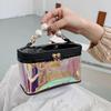 Women's Cosmetic Bag Travel Portable Handbag Multifunctional Laser Cosmetic Bag Waterproof Ladies Makeup Storage Bag