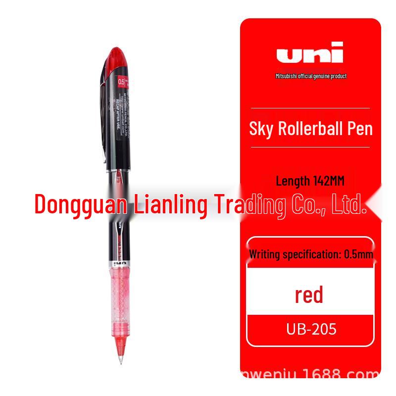 UNI Mitsubishi UB-200/205 Liquid Ink Rollerball Pen for Office Use