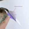 4x7cm Japanese Style Mother-of-Pearl Abalone Shell Nail Stickers with Adhesive, Colorful Patterns, Bendable Ornaments.