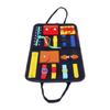 Busy Board Dark Blue Felt Busy Board Montessori Sensory Toys Autism Educational Teaching Aids Childr