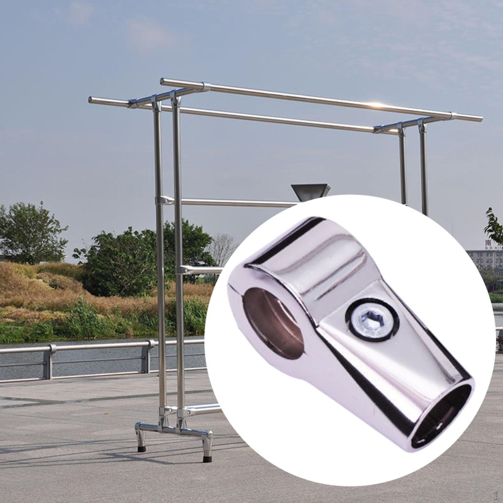 

Соединитель трубы из алюминиевого сплава Внутренний диаметр 0,98 дюйма Т-образный зажим для лодки, ограждения