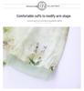 Chinese-Style Cotton Linen Two-Piece Set for Middle-Aged Women - Mid-Sleeve Summer Top