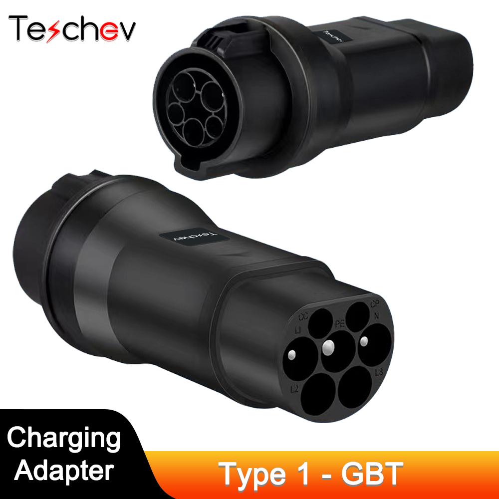 Type 1 to Type 2 Adapter Electric Vehicle Charger Type 2 to Type 1 AC Adaptor GB/T EVSE Charging Convertor For Electric Cars