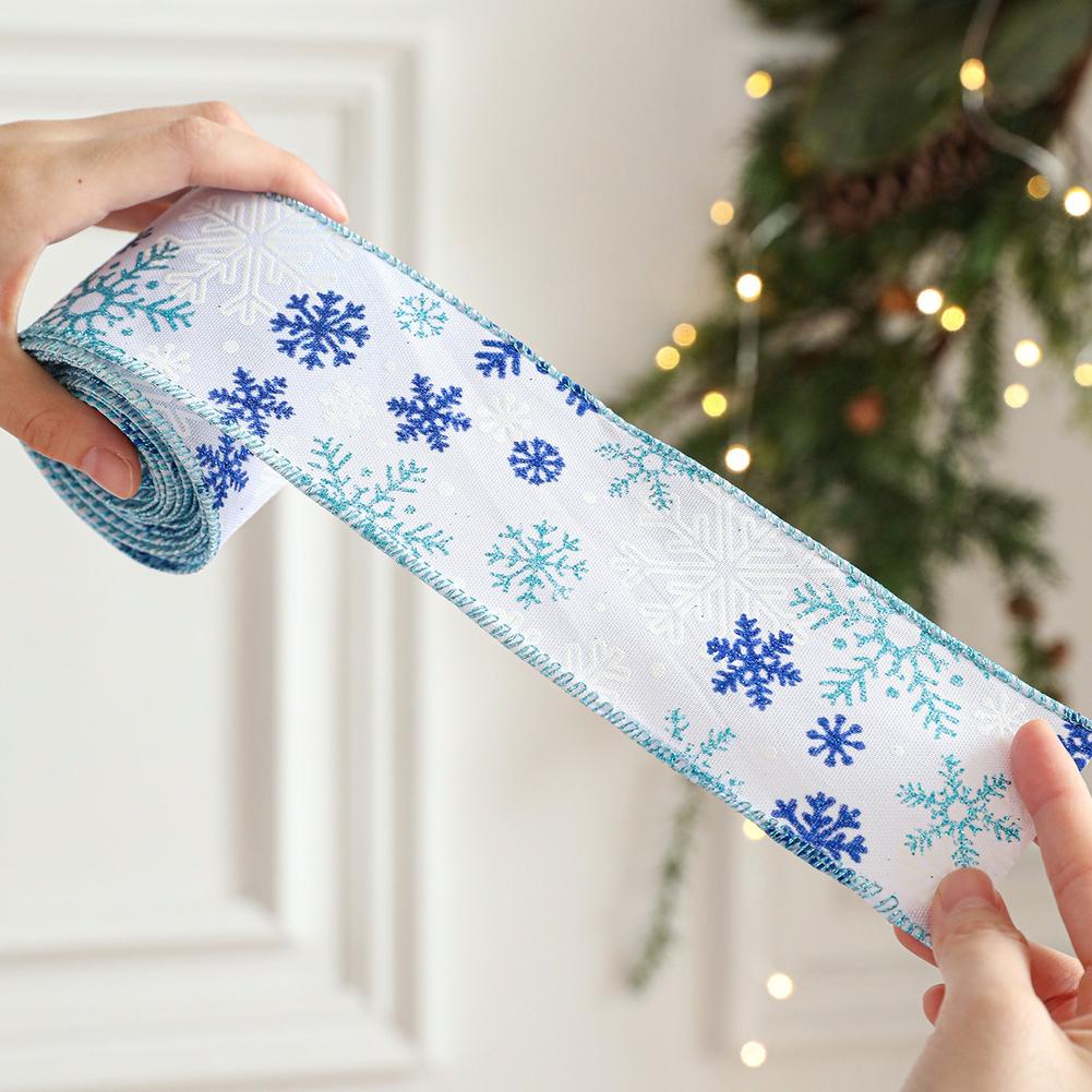 Craft Supplies Fabric Ribbon Christmas Ribbon Holiday Ambiance Multiple Color Options Soft Cloth Material Sturdy Construction