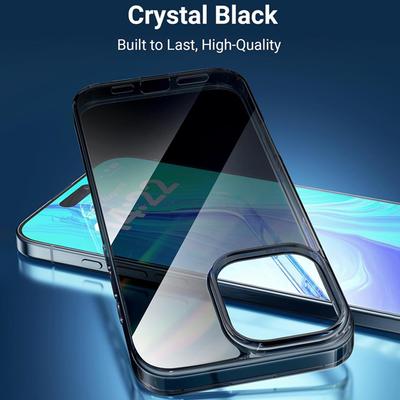 Luxury Black Silicone Phone Case for iPhone 16E 16 15 14 Plus 13 12 Pro Max Ultra Thin Military Grade Soft TPU Back Cover Fundas