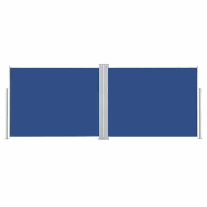 VidaXL Retractable Side Awning Blue 140 X 1000 Cm