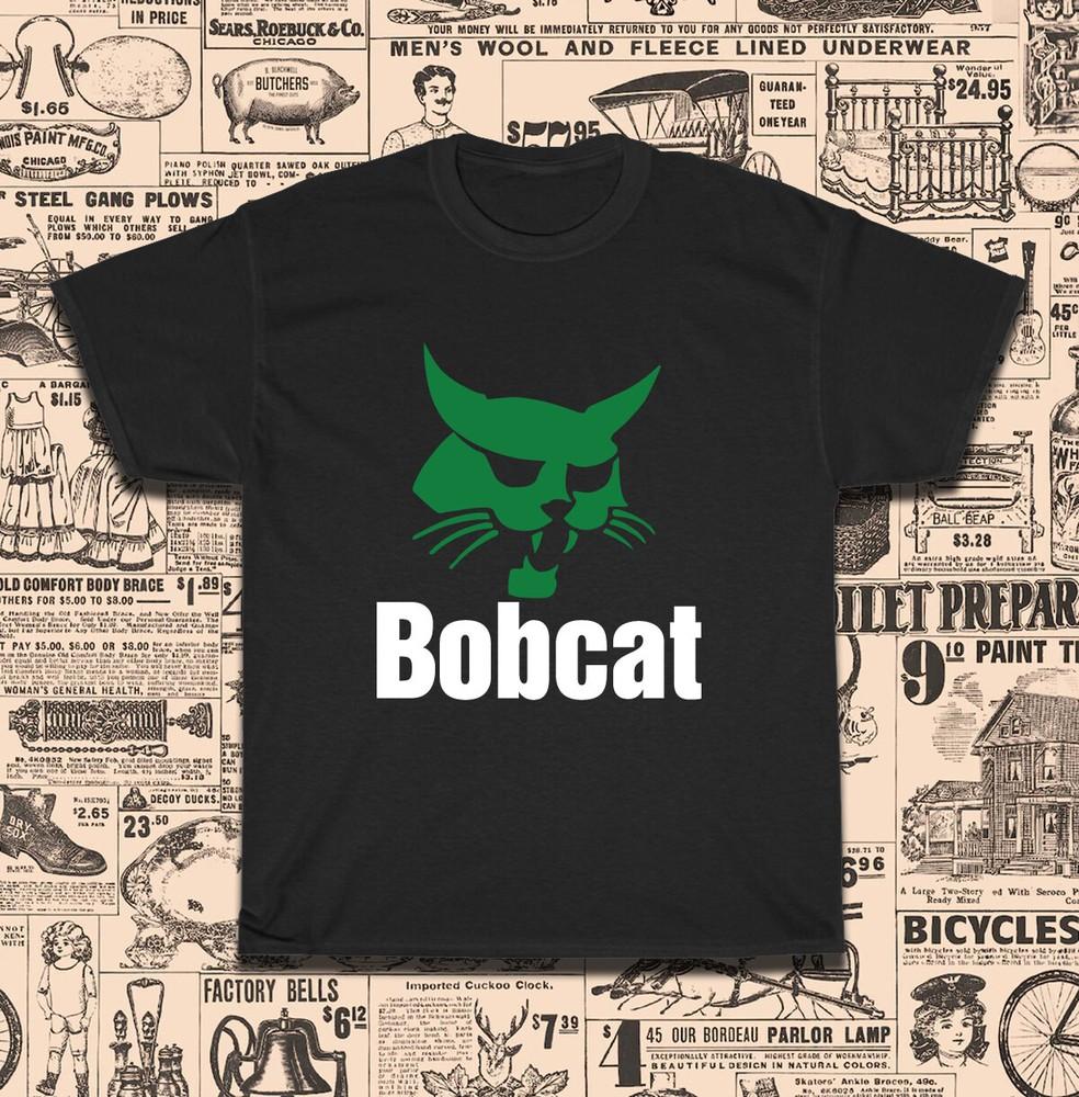 

New Bobcat Tractor Bob Cat Logo Men039s TShirt American Size S5XL TShirt Unisex T-Shirt S