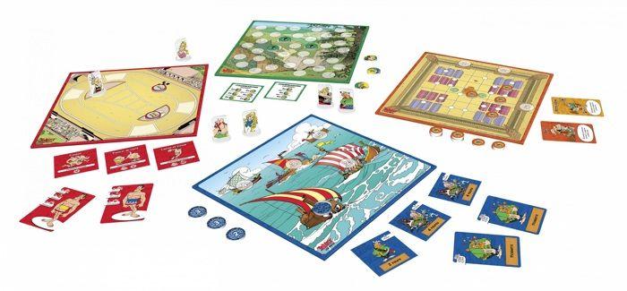 Jeu de société ASTERIX - LES DEFIS - 6 mini jeux - Marque TOPI GAMES - Mixte - A partir de 7 ans