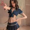 Sex Underwear Stewardess Uniform Seduction Cosplay Policewoman Sailor Suit Large Size Split Skirt Breast