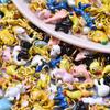 16Pcslot Wholesale Three-Dimensional Animal Pendant Yellow Duck Elephant Rabbit Enamel Charms For Jewelry Making Supplies Charm