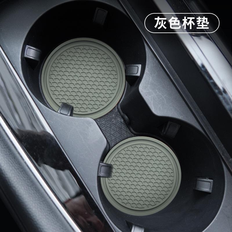 Podstawki samochodowe PVC Travel Auto Cup Holder Wkładka Coaster Antypoślizgowe akcesoria do wnętrza pojazdu Maty na kubki
