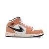 Air Jordan 1 Mid SE GS Pinselstrich Farbspritzer DA8006-100