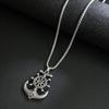 Trendy Hip Hop Street Dance Necklace with Anchor & Wheel Pendants