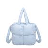 Puffer Tote Bag Quilted Satchel Purse Soft Padded Hobo Bag Lightweight Pillow Shopper Bag for Women Work Travel