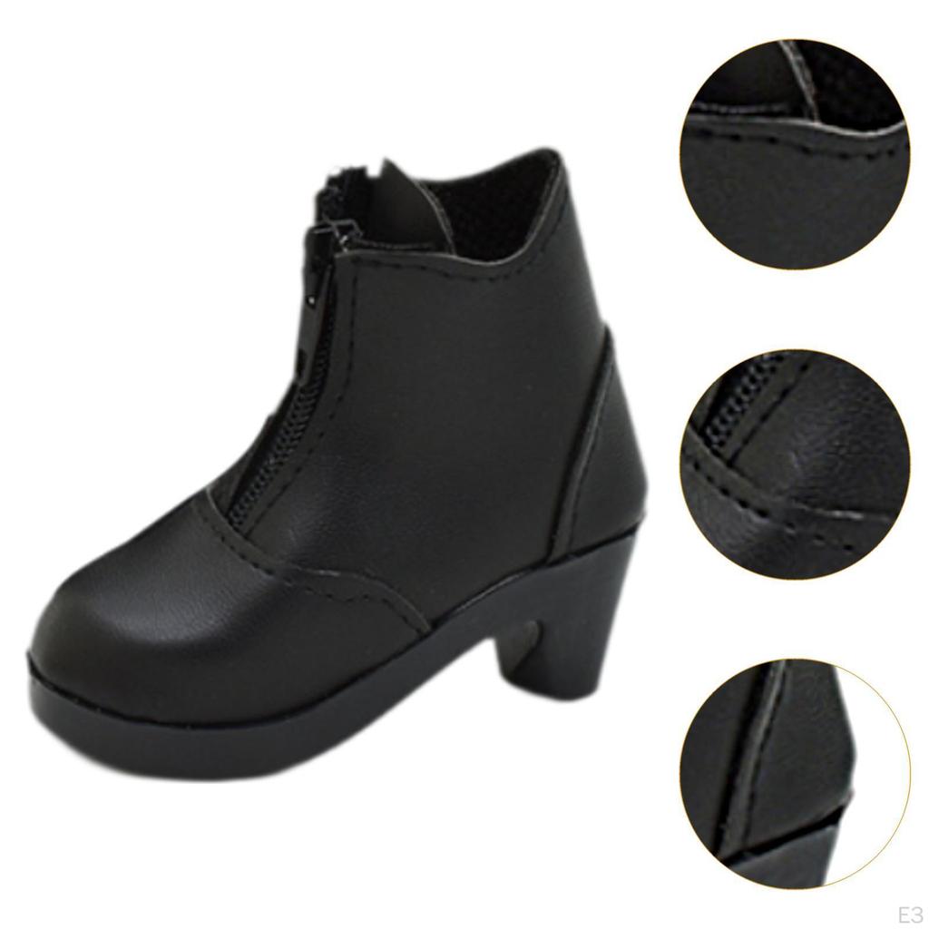 24 Zoll Puppenstiefel, Mädchenschuhe, stylisches PU-Leder, Hightops, für Frauenfiguren, Alltagskleidung