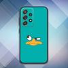 Phone Case For Samsung S 25,24,23,22,30,21,10,9,Ultra,Plus,Lite,FE,4,5 G Soft P-Perry Cartoon Platypus Black Case