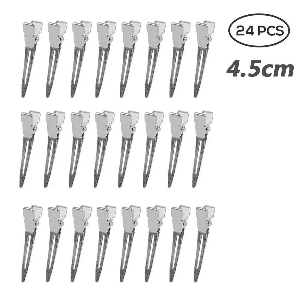 24Pcs Professional Makeup Clip Salon Hairdressing Tools Ladies No Bend Hair Clips Curl Hairclip No Crease Hair Pin Styling Tool