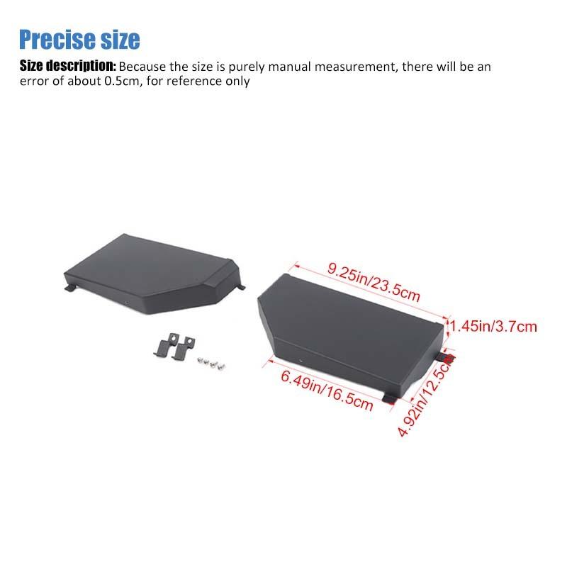 Front Door Pocket Storage Box For Jeep Wrangler JL For JT Gladiator 2018-2023 Organizer Container Stowing Tidying Accessories