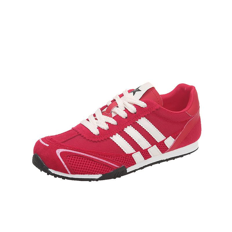 

Thick-soled red German training shoes women s 2025 spring and autumn new mesh versatile Forrest Gump shoes, soft-soled casual board shoes, sneakers 40 красный