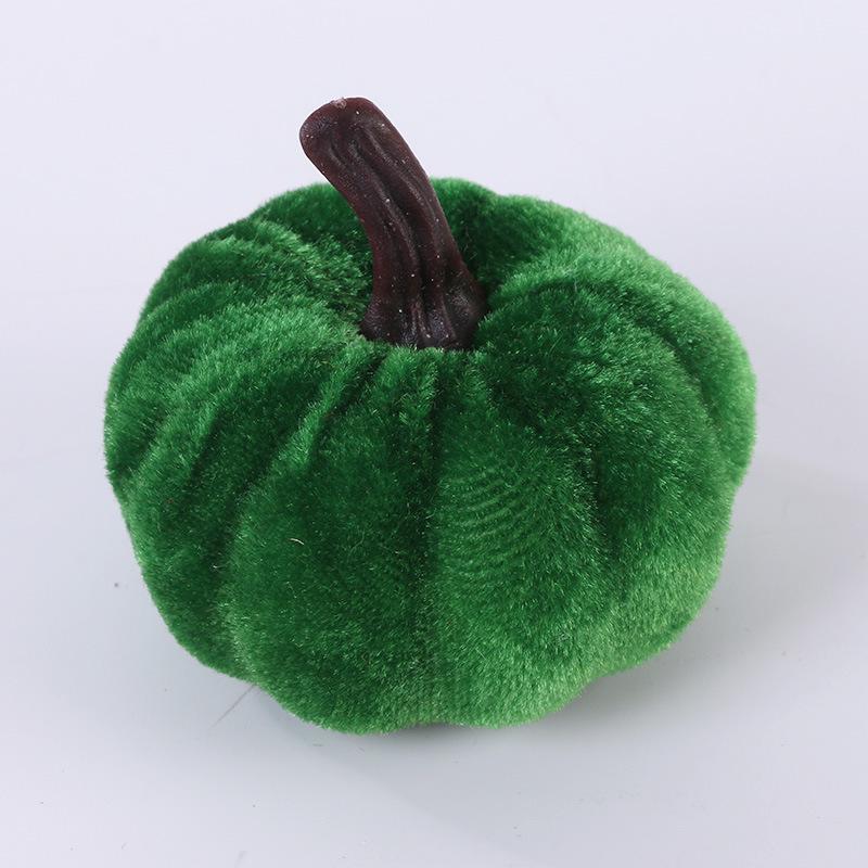 Thanksgiving Velvet Pumpkin Decoration - Table Ornament & Photography Prop